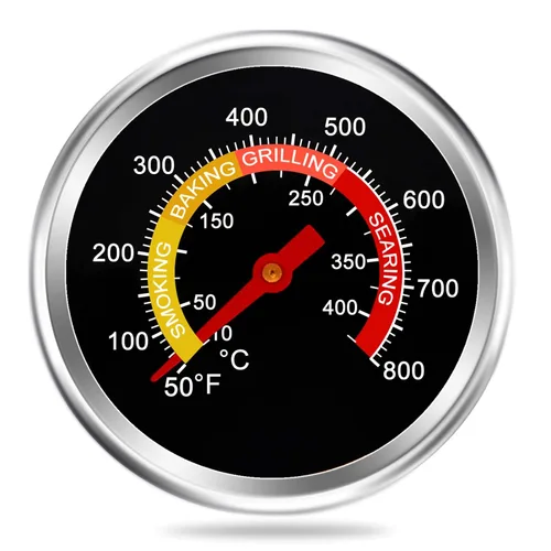 Miniatura 9 de Termómetro de tapa Medidor de temperatura Piezas de repuesto para DYNA-GLO DGF510SBP, DGF493BNP, BBQ Grillware GGPL-2100, indicador de calor
