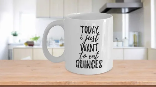 Miniatura 3 de Taza con texto en inglés "Today I Just Want To Eat Membres", regalo divertido para amantes de la comida, taza de café, té, grande, 15 onzas