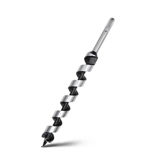 Miniatura 25 de Broca helicoidal de 0.94 x 11.8 pulgadas para madera, broca helicoidal con vástago hexagonal para madera blanda, madera dura, plástico