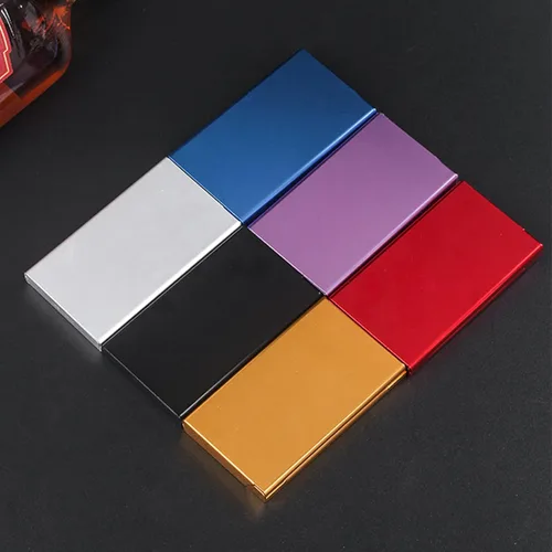 Miniatura 6 de Caja de cigarrillos de metal, soporte para 20 cigarrillos de 3.701 in, cajas de cigarrillos vintage, caja de cigarrillos portátil, tamaño único