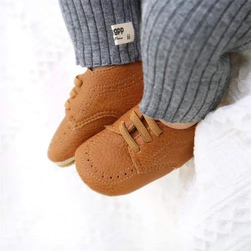 Miniatura 2 de HULYKA Zapatos de lona antideslizantes para bebés y niñas con suela de goma antideslizante zapatos para cuna para recién nacidos y recién nacidos