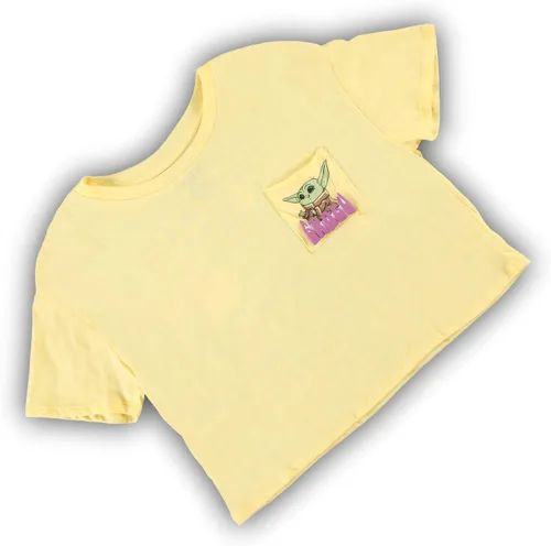 Miniatura 6 de STAR WARS Juniors Yoda - Camiseta corta para mujer, con bolsillo frontal y trasero, para bebé