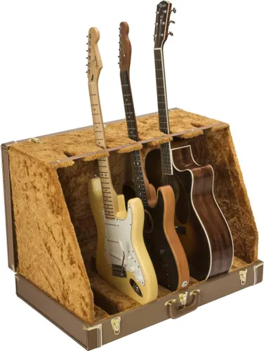 Fender Classic Series Soporte para Estuche, 5 Guitarras, Marrón