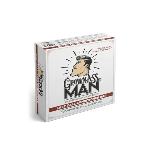 Miniatura 2 de Grown Ass Man Co. Paquete de baño completo para hombres, barra de champú, barra acondicionadora y barra corporal, rica espuma con aceites naturales