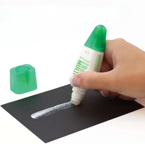 Miniatura 3 de Tombow 62191 MONO - Pegamento multilíquido, 0.88 onzas, 1 paquete. Pegamento multiusos con dispensador de doble punta para una aplicación