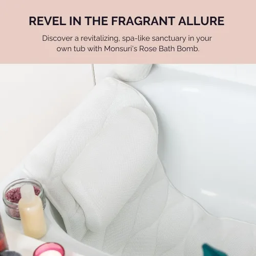 Miniatura 7 de Nuestra almohada de baño de cuerpo completo – Accesorio ideal para bañera para relajar regalos de baño para mujeres