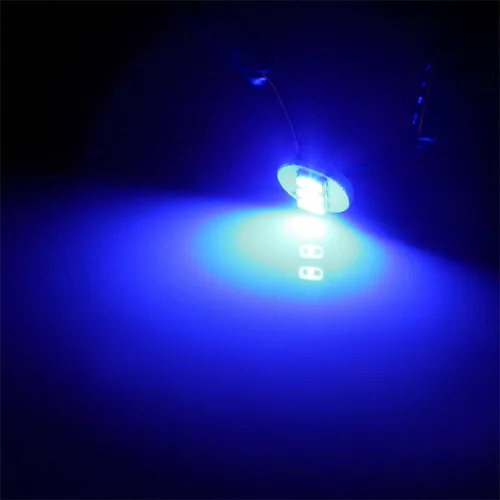 Miniatura 7 de CCIYU 20 unidades de mini focos de 4.7 mm 12v para autos, indicador de velocímetro, retroiluminación., Azul