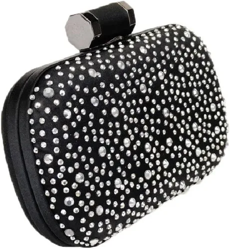Miniatura 2 de Bolso de embrague de moda con diamantes de imitación de cristal de cristal de moda