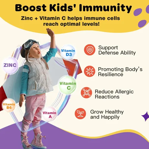 Miniatura 5 de Masticables probióticos para niños para la salud digestiva con 5 mil millones de UFC, prebióticos y probióticos para niños para la salud intestinal
