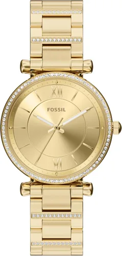 Miniatura 17 de Fossil Carlie - Reloj de cuarzo de acero inoxidable de tres manecillas para mujer