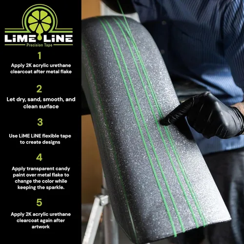 Miniatura 3 de LiME LiNE Cinta de pinstriping de 1/4