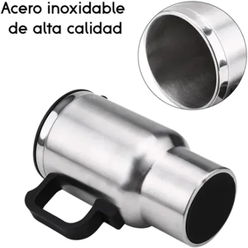 Miniatura 3 de KIMISS - Caldera para automóvil, 12 V, taza de viaje para calefacción de automóvil, hervidor eléctrico, gran capacidad, a prueba de fugas