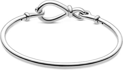 Miniatura 3 de PANDORA Pulsera de plata de ley 925 con nudo infinito, Metal
