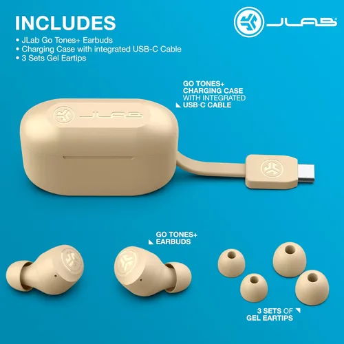 Miniatura 52 de JLab Go Air Pop+ Auriculares Verdaderamente Inalámbricos, Auriculares Intraaurales, Auriculares Bluetooth, 35H de Tiempo de Reproducción, Menta