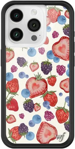 Miniatura 78 de Wildflower - Fundas compatibles con Apple iPhone 15 Pro Protector de goma negro, certificado de prueba de caída de 4 pies, propiedad de mujeres