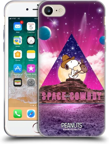 Miniatura 46 de Head Case Designs Funda de gel con licencia oficial de Peanuts Nebula Cactus Needles Snoopy Space Cowboy [protección de grado militar] compatible