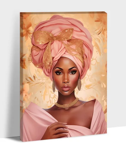 Miniatura 74 de Arte de pared afroamericano, decoración de rey y reina bailarín negro para sala de estar, arte de pareja de amor negro para dormitorio, lienzo