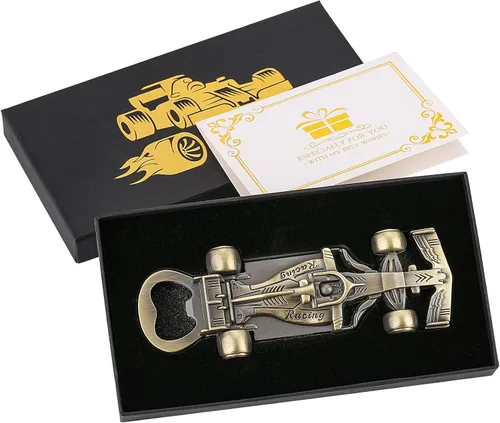 Miniatura 6 de LKKCHER Regalos de autos de carreras para hombres y mujeres, abrebotellas de cerveza de auto de carreras novedoso, regalos de cumpleaños y Navidad
