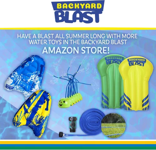 Miniatura 6 de BACKYARD BLAST Tobogán Gigante Deslizante para Adultos y Niños - Tobogán Deslizante de Agua Grande de Servicio Pesado para Niños, Patio Trasero