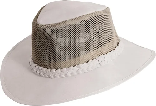 Miniatura 5 de Dorfman Pacific Co. sombrero absorbente con lados de malla para hombre