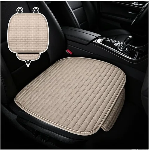 Funda de asiento trasero de automóvil, antideslizante y transpirable, con bolsillos laterales para almacenamiento y protección del interior, Funda