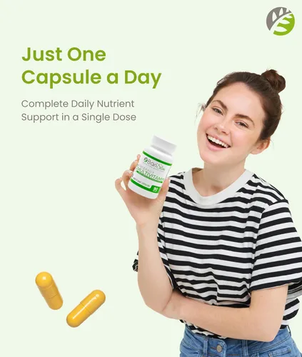 Miniatura 7 de BariSlim Cápsula multivitamínica bariátrica Once Daily - 60 mg de hierro - Vitamina bariátrica y suplemento para poscirugía WLS incluyendo bypass