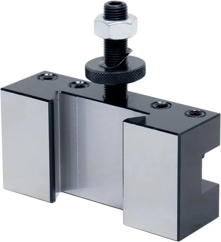 Miniatura 9 de Accusize Industrial Tools - Soporte CXA para torneado y rectificado, para herramientas de torneado de 1 pulgada, portaherramienta de cambio rápido