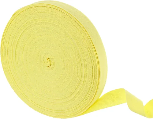 Miniatura 51 de uxcell Cinta de sarga de algodón de 50 yardas, cinta de espiga de 3/8 pulgadas para coser ropa, manualidades (azul)