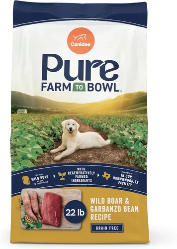 Miniatura 16 de Canidae Pure Farm to Bowl - Alimento seco para perros con cordero criado en pastos y batata, sin granos, 4 libras