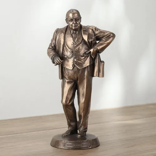 Miniatura 2 de Veronese Design Estatua acabada de bronce del primer ministro británico Winston Churchill