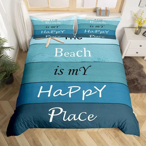 Miniatura 44 de Lake House - Juego de funda de edredón tamaño individual, estilo rústico de granja vieja para niños, adolescentes y adultos, decoración