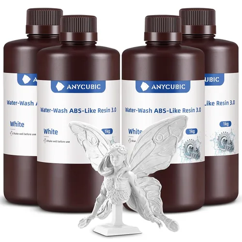 Miniatura 17 de ANYCUBIC Resina lavable con agua ABS-Like 3.0, resina para impresora 3D, alta dureza y alta precisión, fácil de procesar posteriormente, bajo olor