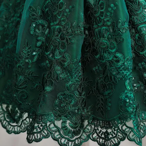 Miniatura 6 de NNJXD - Vestido de princesa de tul con flores, para usar en bodas, para niñas pequeñas y bebés