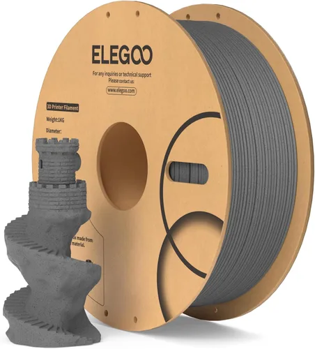 Miniatura 49 de ELEGOO Filamento PLA 1.75mm Azul Oscuro & Rojo 2KG, Filamento para Impresora 3D con Precisión Dimensional +/- 0.02mm, Paquete de 2 Carretes de 1kg