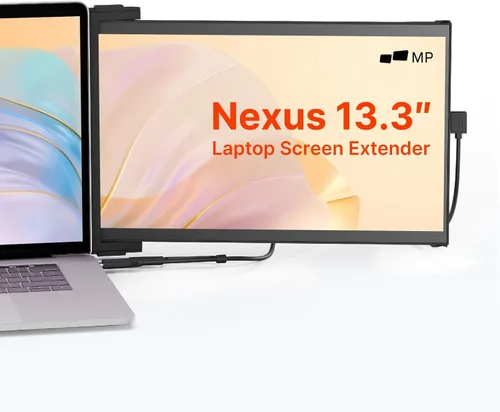 Monitor portátil - 2026 Pixeles móviles Nexus 13.3 pulgadas, extensor de pantalla para laptop IPS ultra delgado, monitor USB C/USB A/HDMI 1080P para