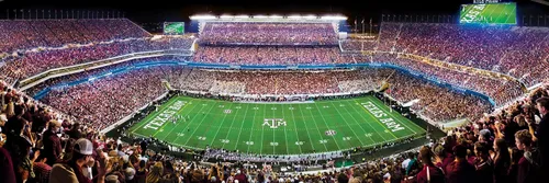 Miniatura 8 de MasterPieces Rompecabezas de 1000 piezas – NCAA Texas A&M Aggies vista panorámica del estadio de fútbol americano, divertido para adultos y familia