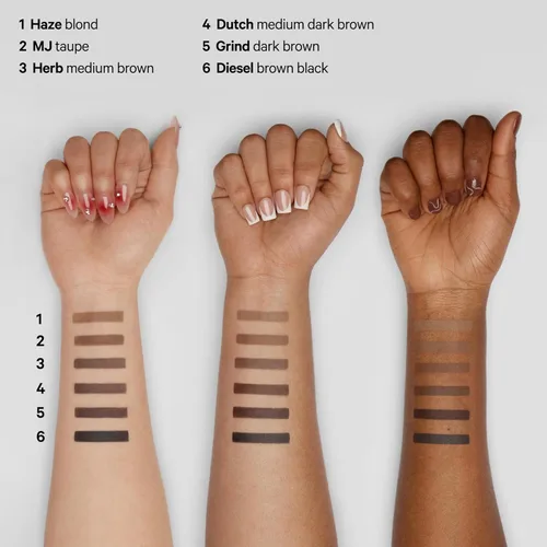 Miniatura 7 de Milk Makeup Brow Shadow Stick – Fórmula construible, de crema a polvo, suave y flexible, hasta 12 horas de uso, vegano, libre de crueldad Hierba