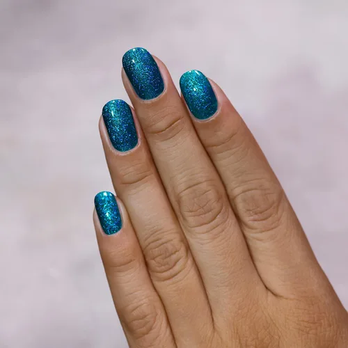 Miniatura 4 de ILNP Good Mornings - Esmalte de uñas holográfico verde azulado radiante