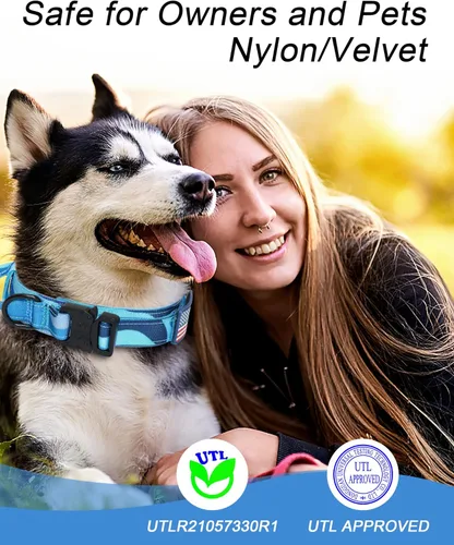 Miniatura 7 de Hotsky collar táctico para perros medianos y grandes, ajustable, de nailon, para entrenamiento militar, con asa y hebilla de metal resistente