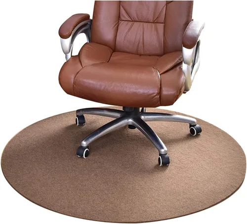 Miniatura 9 de Tapete para silla de oficina, alfombra redonda multiusos antideslizante, resistente al desgaste para suelo de azulejos, silla rodante y escritorio