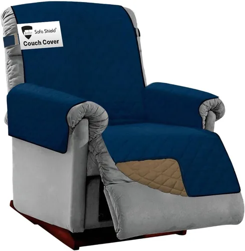 Miniatura 111 de Sofa Shield - Funda para sillón reclinable con correa patentada, protector de cojín, funda reversible diseñada en EE. UU. resistente a manchas
