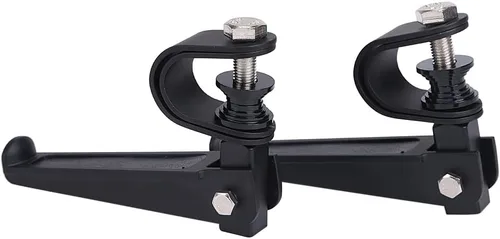 Miniatura 9 de Oumurs Estriberas abrazadera U compatible con 1 pulgada - 1.25 pulgadas 1 1/4 pulgadas protector de motor U-Clamp Estriberas compatibles con Harley