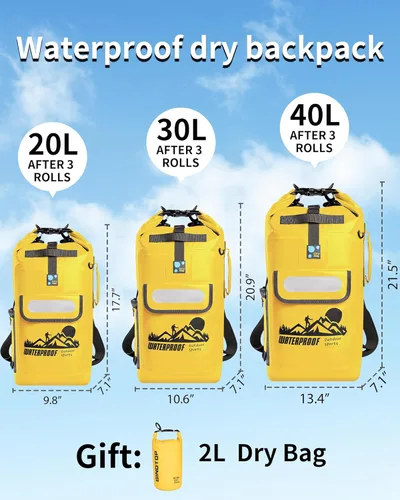 Miniatura 5 de Mochila Bolsa Seca IDRYBAG Amarillo