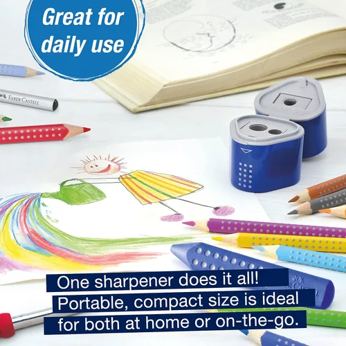 Miniatura 3 de Faber-Castell GRIP Trio Sacapuntas de agarre