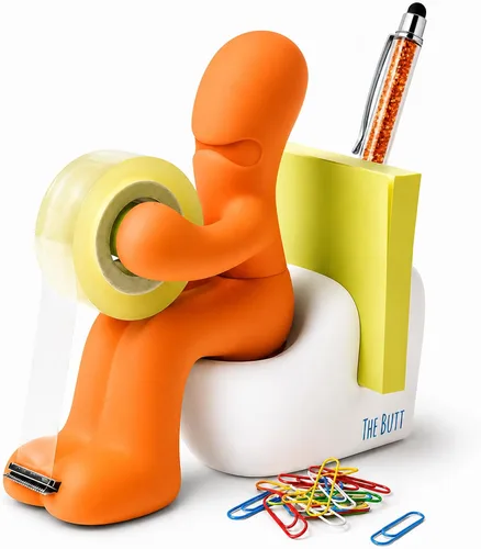 Miniatura 9 de Dispensador de cinta adhesiva The Butt – Regalos divertidos para hombres – Cosas raras, accesorios de escritorio para hombres – Novedad y divertidos
