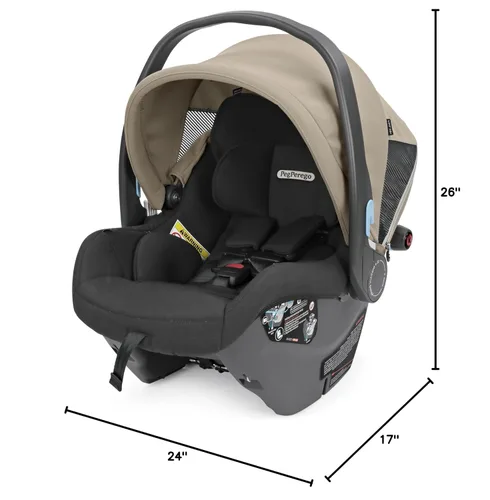 Miniatura 9 de Peg Perego Primo Viaggio Nido - Asiento de automóvil infantil orientado hacia atrás - Incluye base con pata de carga y barra antirrebote
