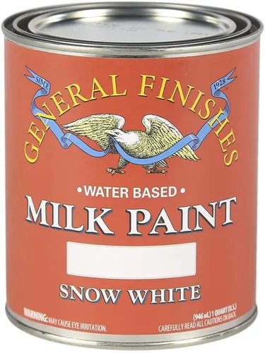 Miniatura 8 de General Finishes Pintura de leche a base de agua, 1 cuarto de galón, lino
