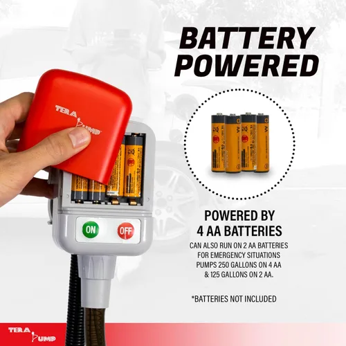 Miniatura 2 de TERA PUMP Bomba de transferencia de combustible con protección contra desbordamiento de 5ª generación, combustible de gas más fácil, manguera