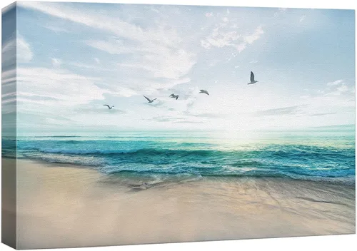Miniatura 44 de Impresiones en lienzo para pared, hermoso paisaje/paisaje, puesta de sol sobre campo de trigo, arte moderno para decoración del hogar/arte de pared