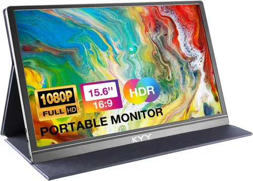 Miniatura 10 de KYY Monitor portátil 4K de 15.6" Monitor portátil para portátil UHD IPS 3840X2160 Pantalla externa con 100% sRGB y HDR Monitor